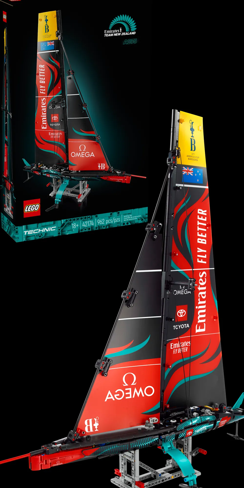 Lego Canada Inc. LEGO® Technic™ Emirates Team New Zealand AC75 Yacht 42174 Best