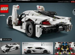 Lego Canada Inc. LEGO® Technic™ Koenigsegg Jesko Absolut White Hypercar 42184 Clearance
