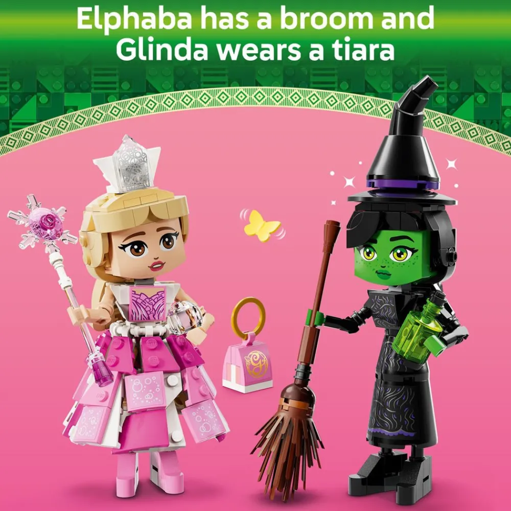 Lego Canada Inc. LEGO® Wicked Elphaba & Glinda Figures Fantasy Toy Construction Playset 75682 Best