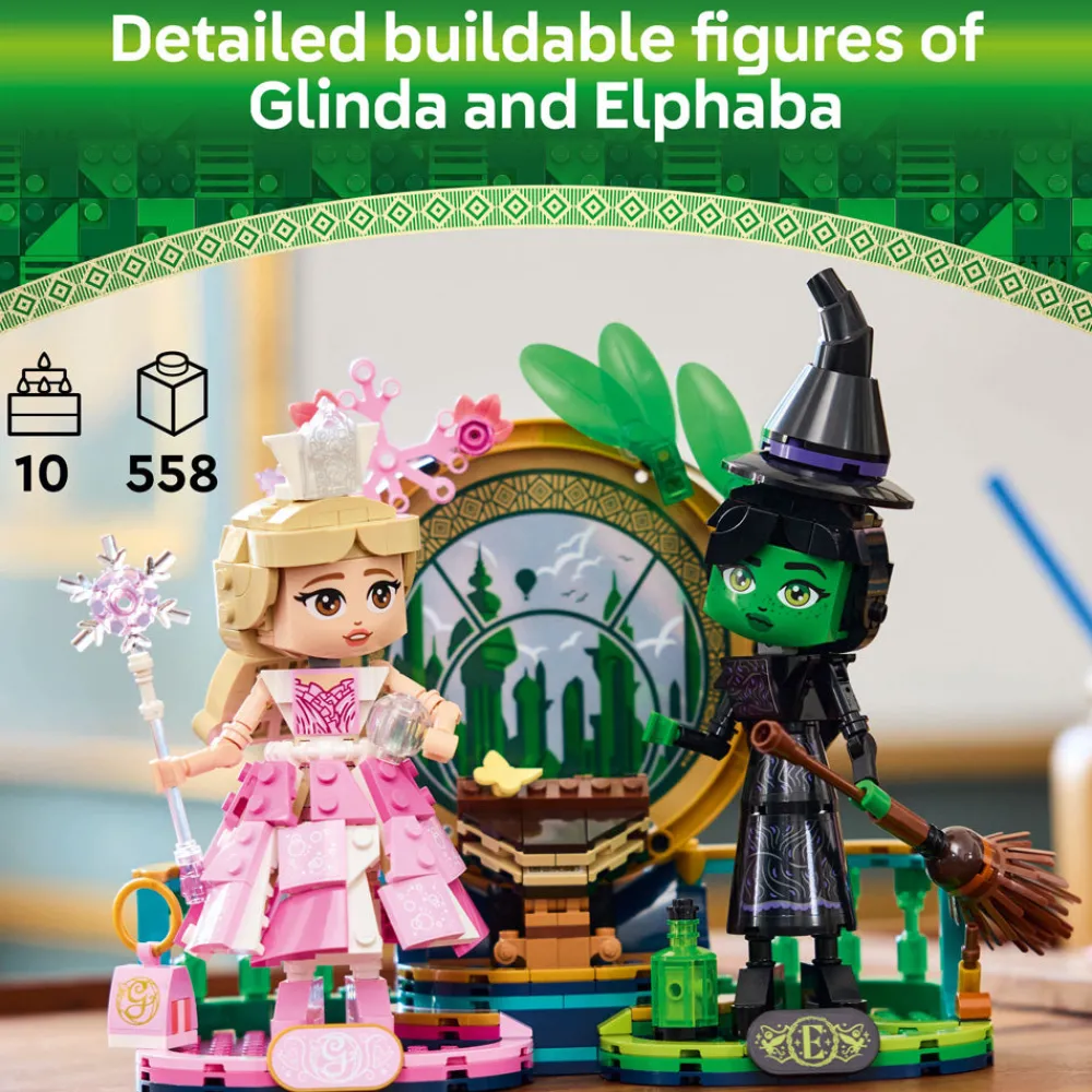 Lego Canada Inc. LEGO® Wicked Elphaba & Glinda Figures Fantasy Toy Construction Playset 75682 Best