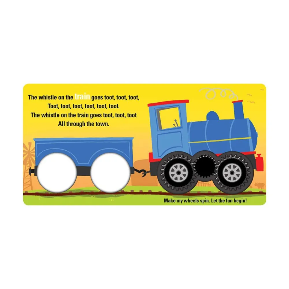 Mastermind Toys Let's Go, Wheels on the Bus! (Spin Me!) Book Clearance