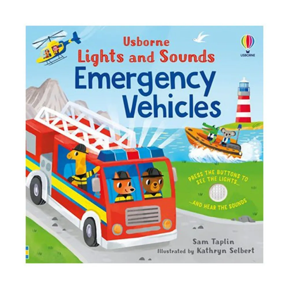 Mastermind Toys Lights and Sounds Emergency Vehicles Book Discount