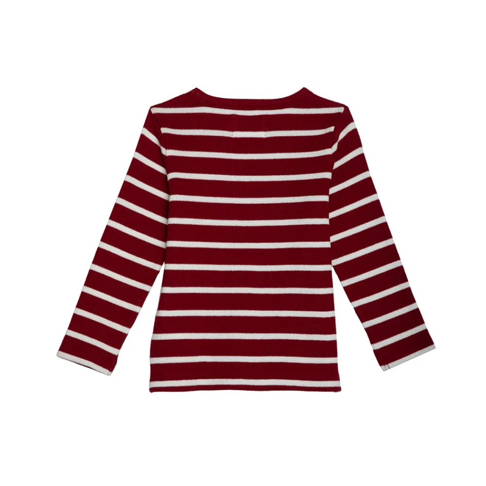 rise little earthling Long Sleeve Waffle T-Shirt Biking Red 12-18m New