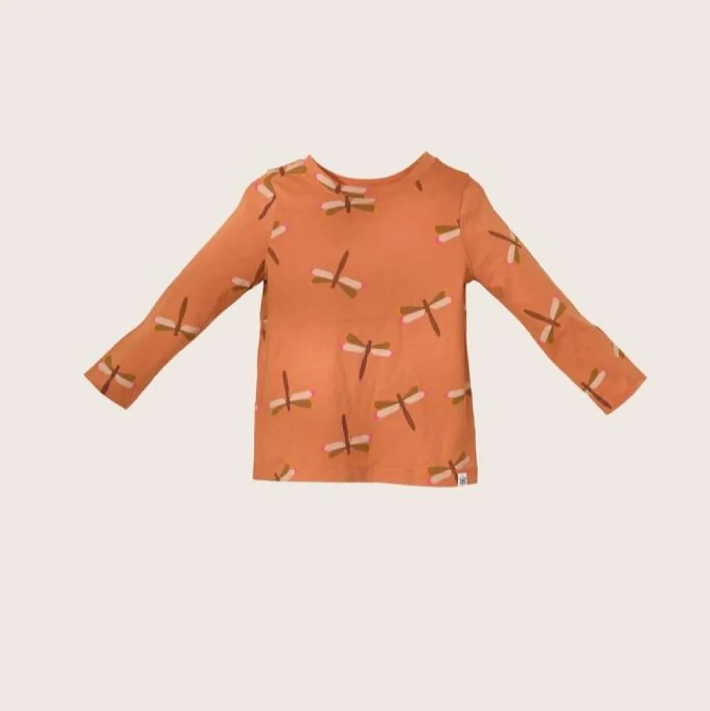 rise little earthling Long-Sleeve Shirt Hazel Dragonfly 9-12m Sale