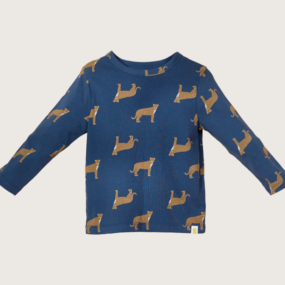 rise little earthling Long-Sleeve Tee Haute Red 9-12m Clearance