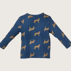 rise little earthling Long-Sleeve Tee Haute Red 9-12m Clearance