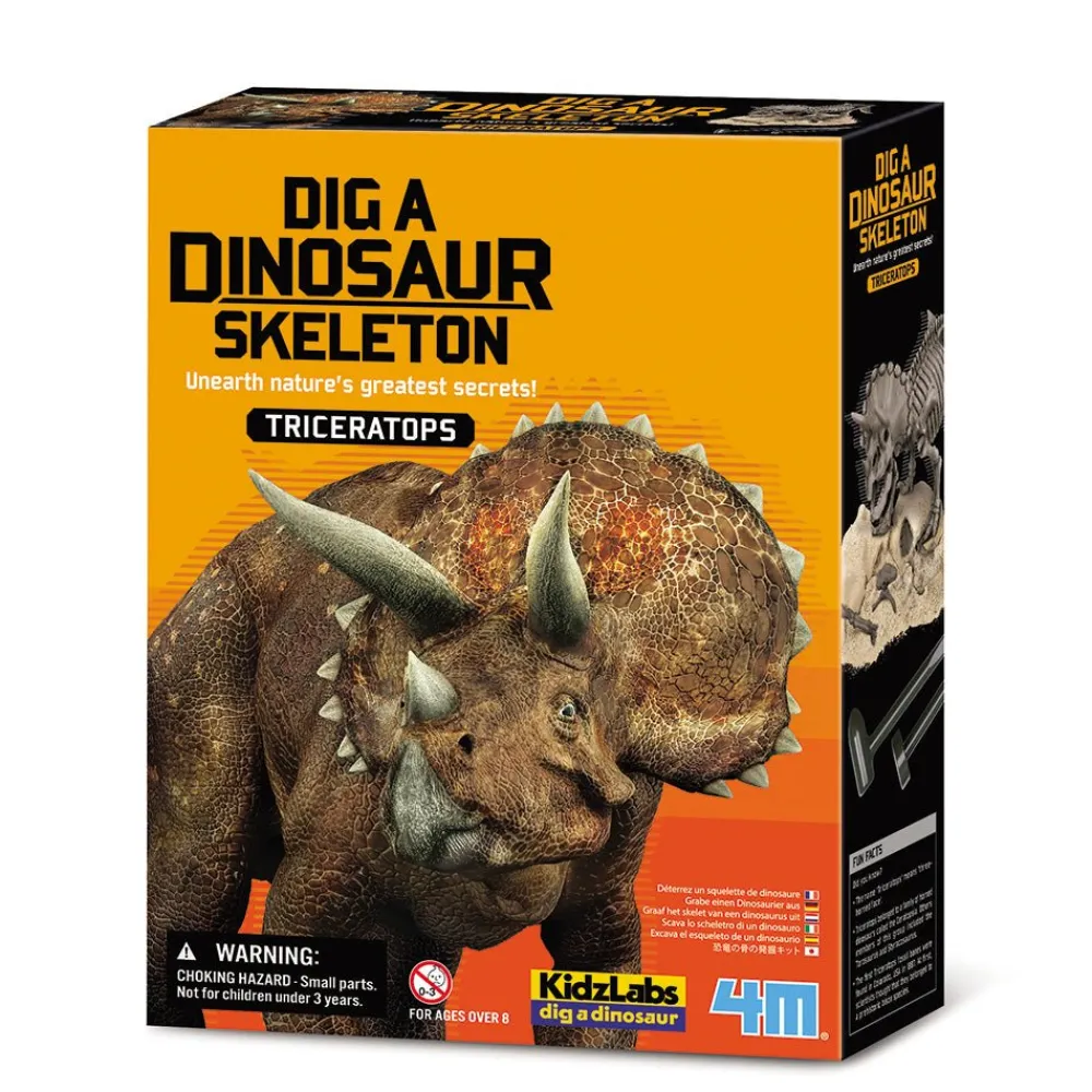 4M KidzLabs/Dig a Skeleton/Triceratops Clearance
