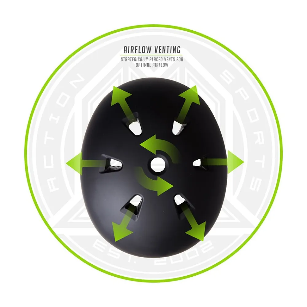 Madd Gear Helmet SM - Black and Green Sale