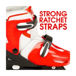 Madd Gear Zycom Quad Skates (J12-2Us) Red & Black Outlet