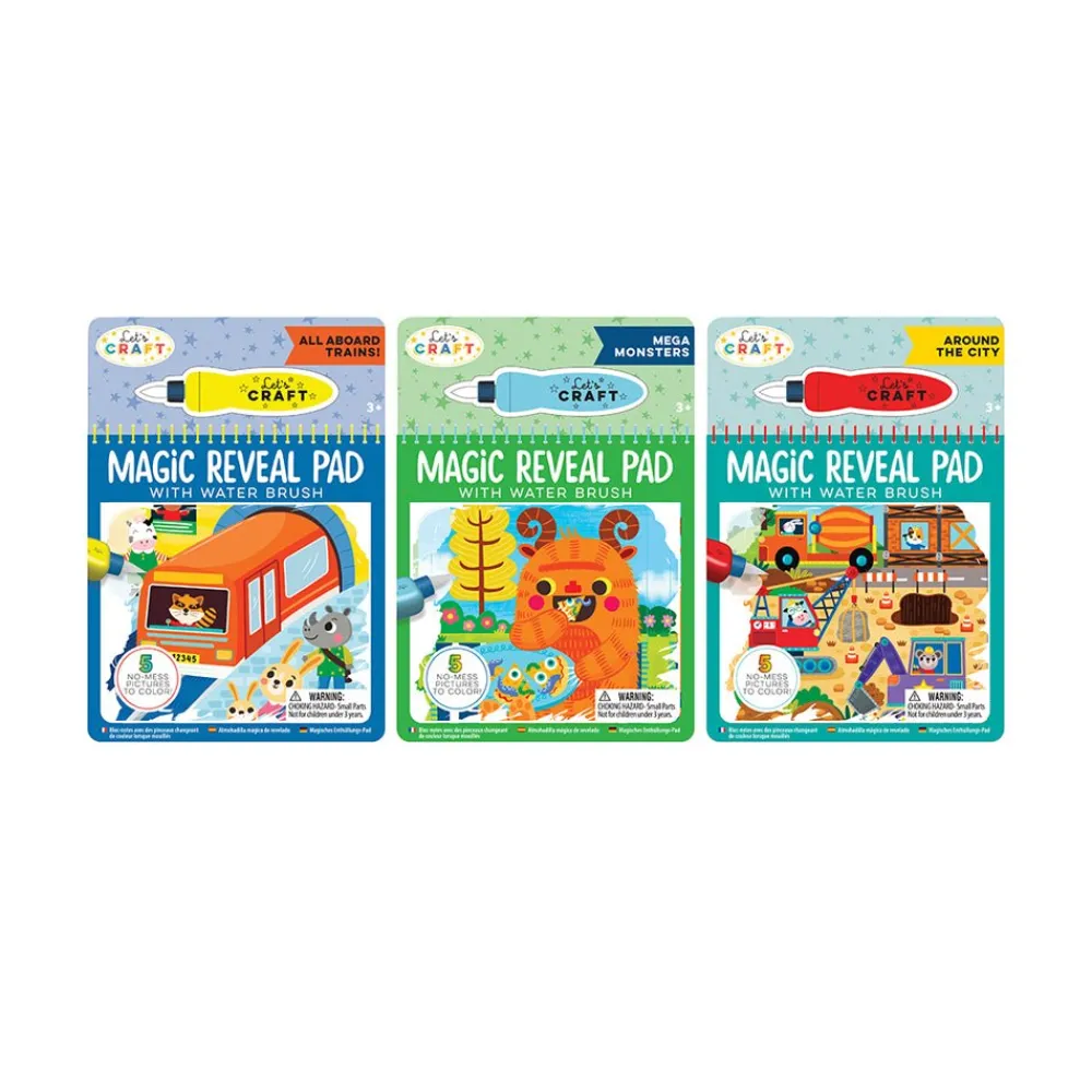 AR Bill Service (Bright Stripes LLC) Magic Reveal Asst- Monsters,Trains, City New