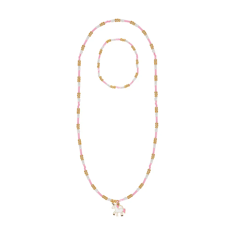 Creative Education Of Can. Magic Unicorn Necklace and Bracelet Set Fashion