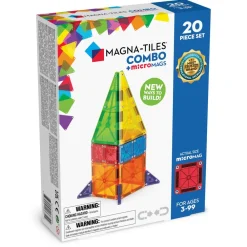 Magna-Tiles ® Combo 20-Piece Magnetic Construction Set, The ORIGINAL Magnetic Building Brand Fashion