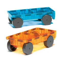 Magna-Tiles ® Cars - Blue & Orange 2-Piece Set Hot