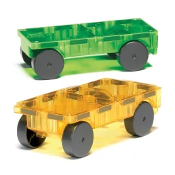 Magna-Tiles ® Cars - Green & Yellow 2-Piece Set Discount