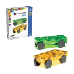Magna-Tiles ® Cars - Green & Yellow 2-Piece Set Discount