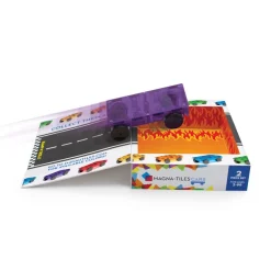 Magna-Tiles ® Cars - Purple & Red 2-Piece Set New