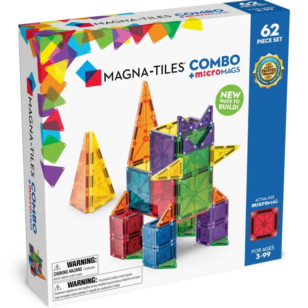 Magna-Tiles ® Combo 62-Piece Construction Set Fashion