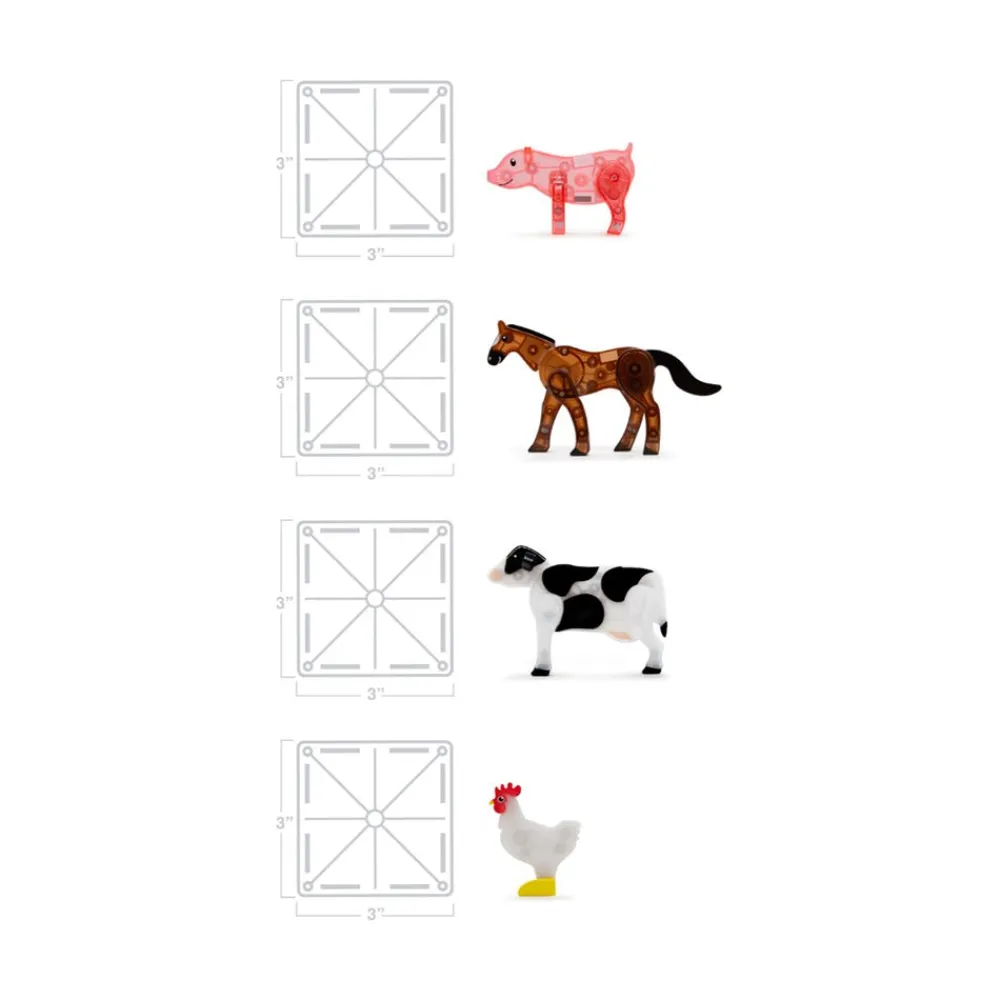 Magna-Tiles ® Farm Animals 25-Piece Set Fashion