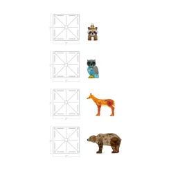Magna-Tiles ® Forest Animals 25-Piece Set New
