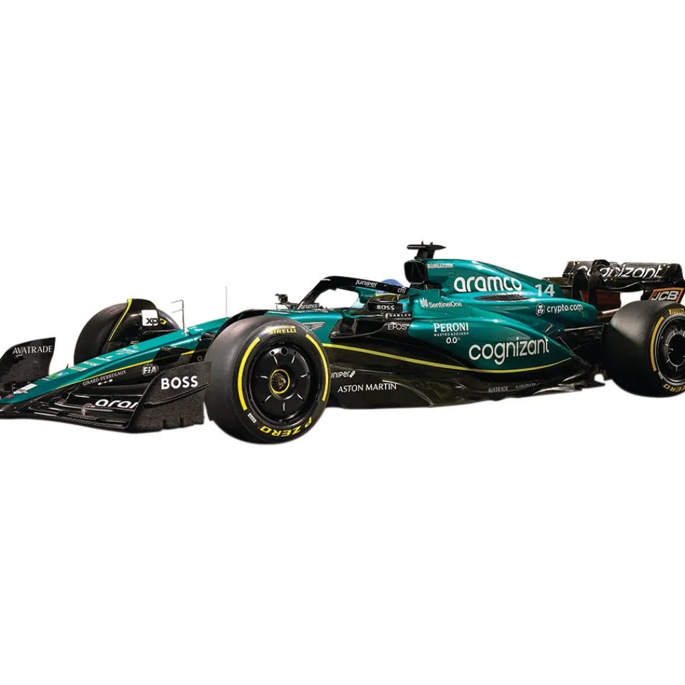 Maisto Diecast Maisto 1:43 Aston Martin w/ helmet Alonso #14 Fashion