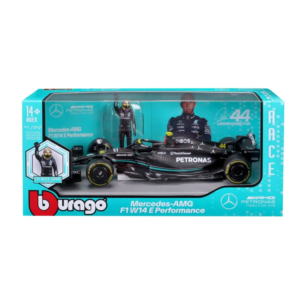 Maisto Diecast Maisto 1:24 Mercedes Petronas W14E w/ Figure (Hamilton) Online