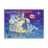 Ravensburger USA, Inc. Map of Canada 100 PC Puzzle Fashion