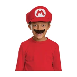 Jakks Pacific (Canada) Inc. Mario Elavated Hat + Mustache Fashion