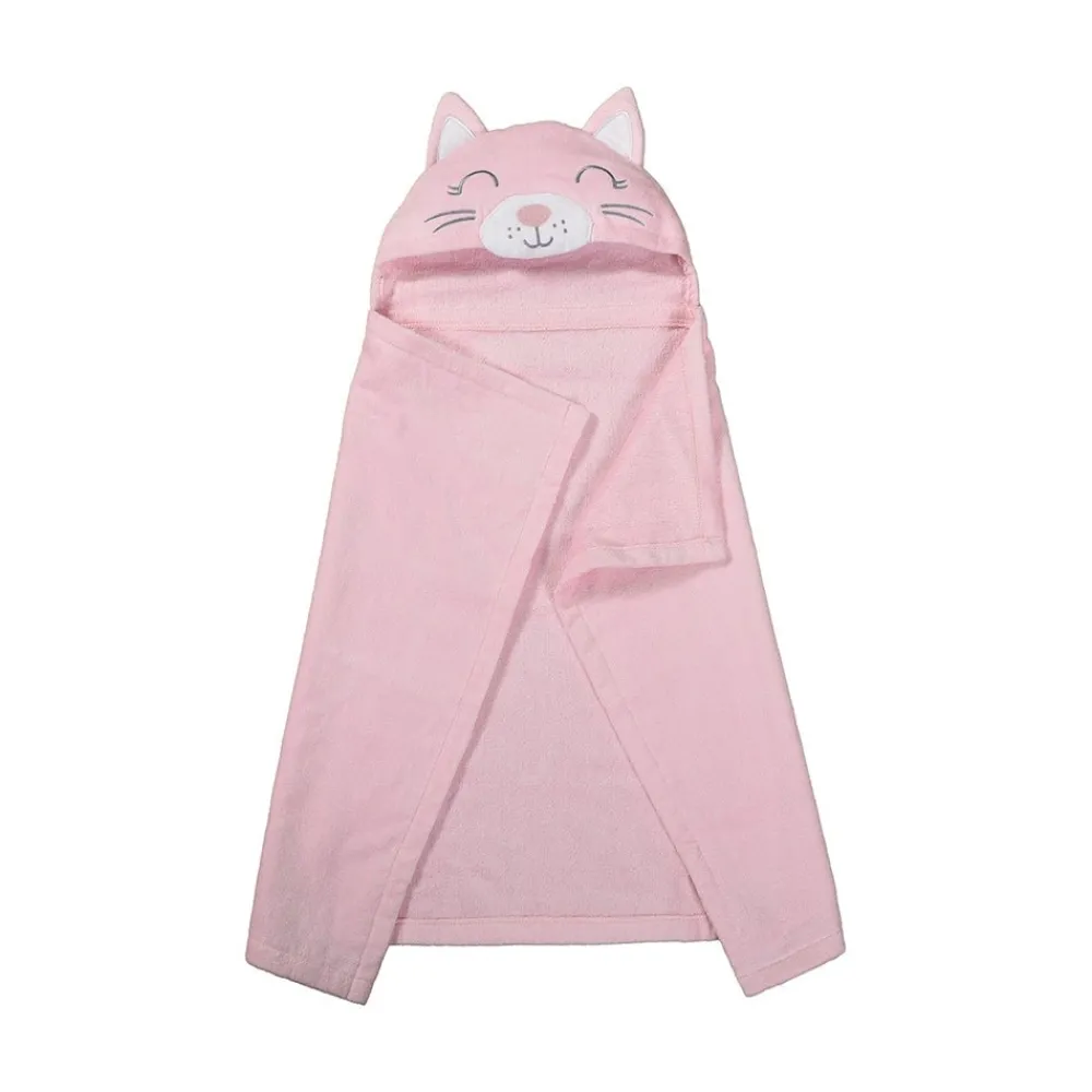 Mastermind Toys Baby Character Hooded Towel Kitten Outlet