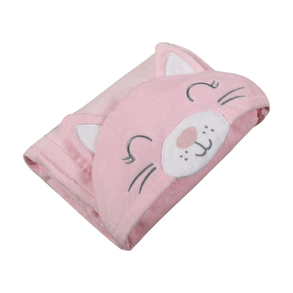 Mastermind Toys Baby Character Hooded Towel Kitten Outlet