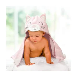Mastermind Toys Baby Character Hooded Towel Kitten Outlet
