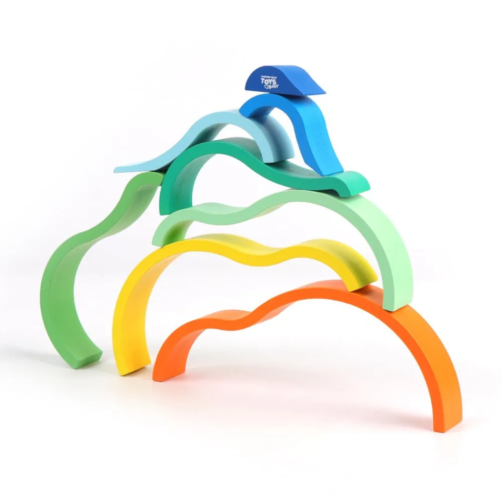 Mastermind Toys Baby Stacking Wave Puzzle 8 Pieces Clearance