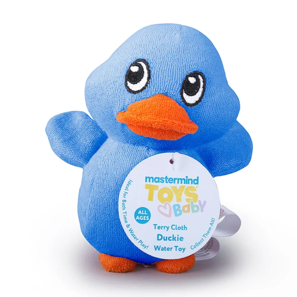Mastermind Toys Baby Terry Cloth Duckie Blue Sale