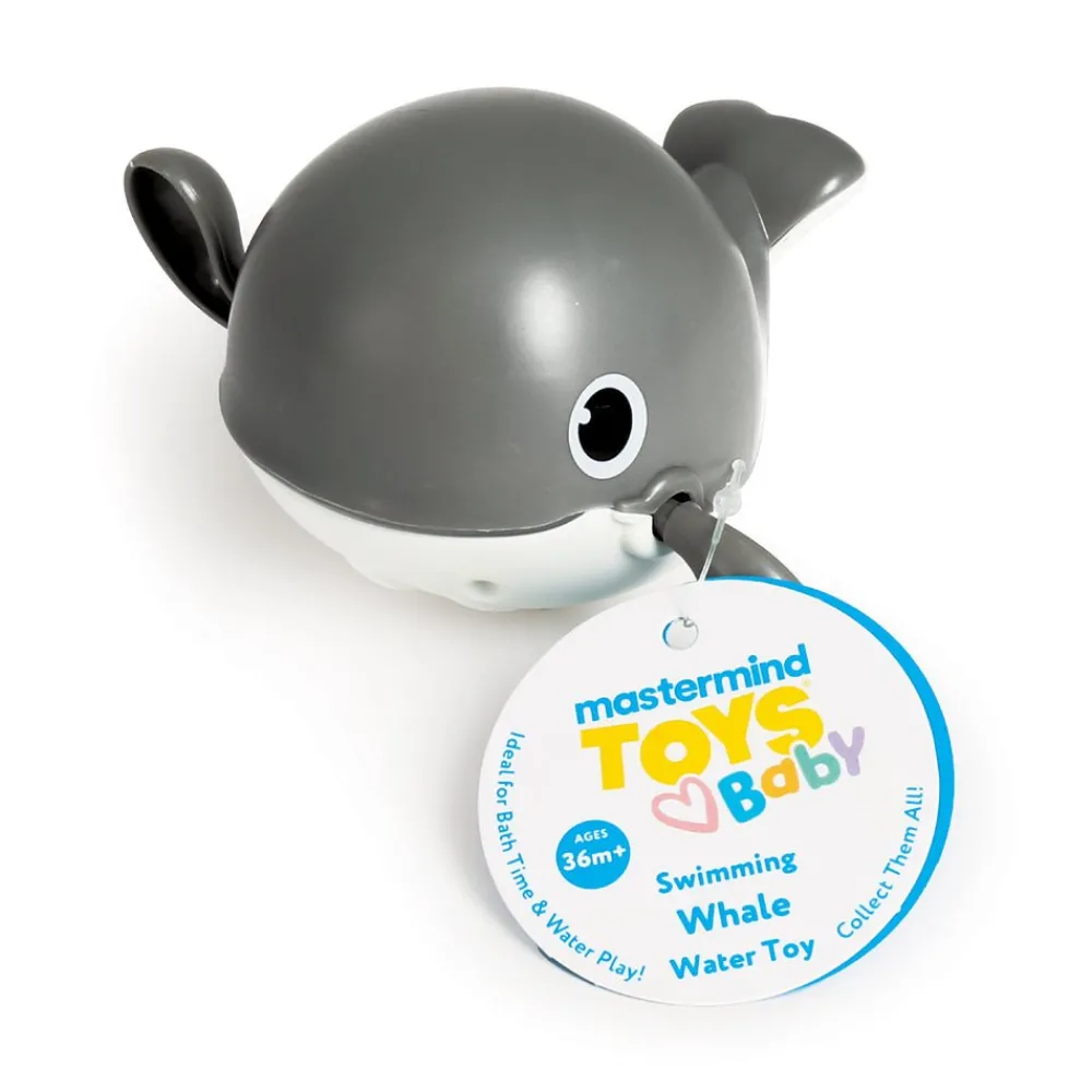 Mastermind Toys Baby Wind-Up Swimming Whale Bath Toy Fashion