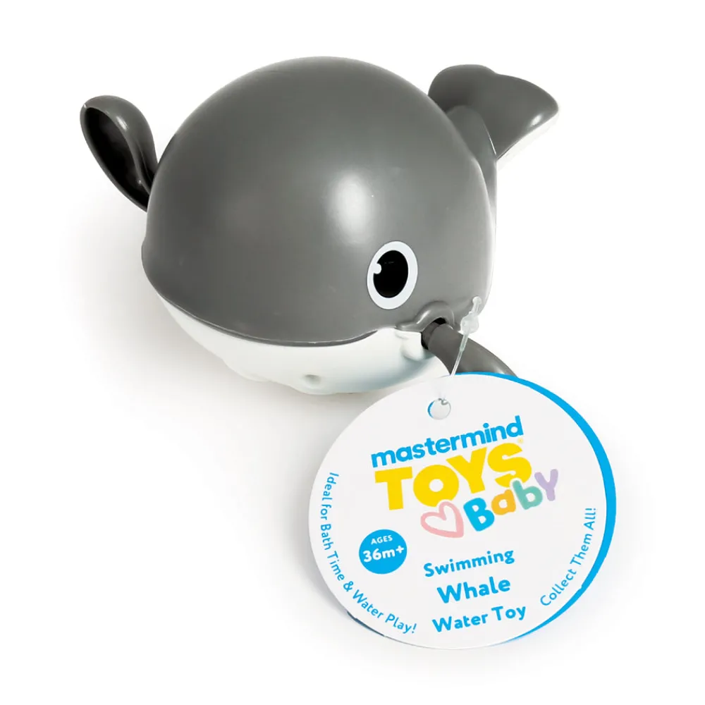 Mastermind Toys Baby Wind-Up Swimming Whale Bath Toy Fashion