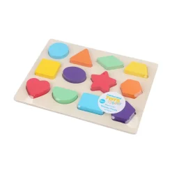 Mastermind Toys Baby Wooden Shape Sorter Puzzle 12 Pieces Best