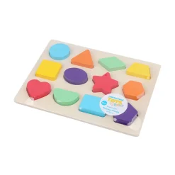 Mastermind Toys Baby Wooden Shape Sorter Puzzle 12 Pieces Best