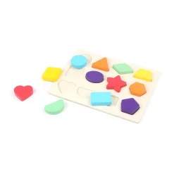 Mastermind Toys Baby Wooden Shape Sorter Puzzle 12 Pieces Best