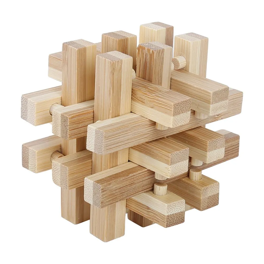 MI Toys International Ltd Mastermind Toys 3D Bamboo Lock Up Puzzle Discount