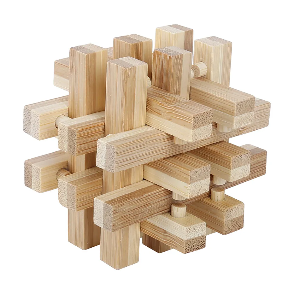 MI Toys International Ltd Mastermind Toys 3D Bamboo Lock Up Puzzle Discount