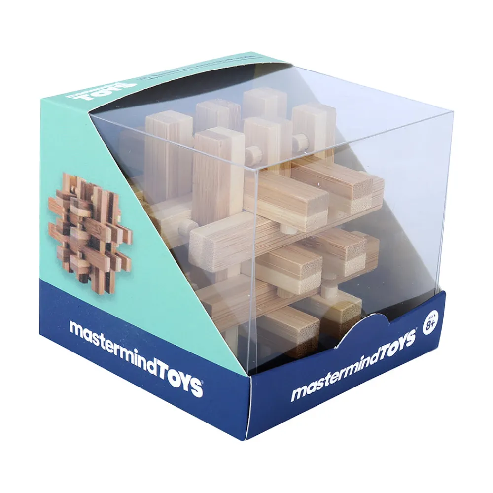 MI Toys International Ltd Mastermind Toys 3D Bamboo Lock Up Puzzle Discount