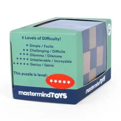 MI Toys International Ltd Mastermind Toys 3D Mini Wooden Checkered Cube Puzzle Online