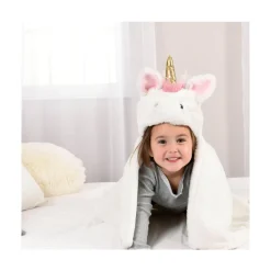 Nemcor Inc. Mastermind Toys Hooded Character Blanket Unicorn Outlet