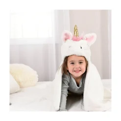 Nemcor Inc. Mastermind Toys Hooded Character Blanket Unicorn Outlet