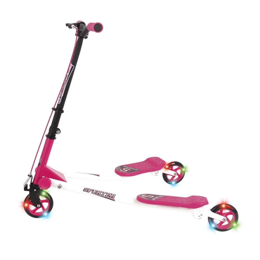 Zhejiang Hengle Sports & Leisure Co., Ltd Mastermind Toys Sporter 125mm Scooter Pink w/ Light Up Wheels Best