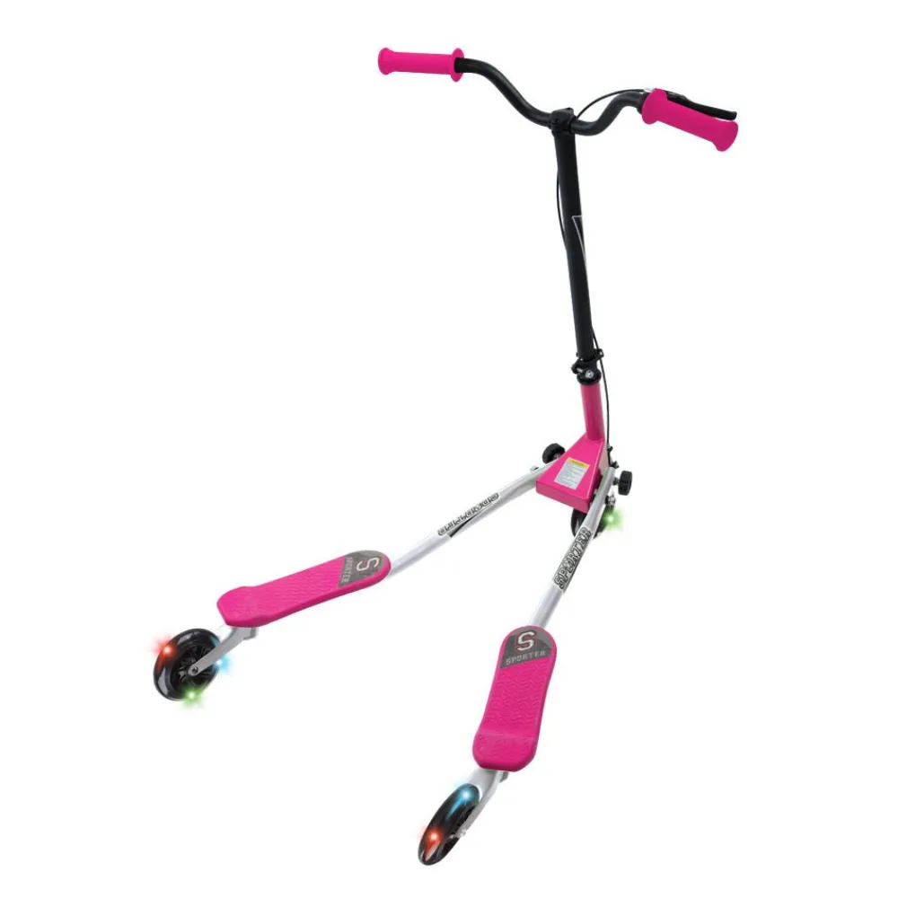 Zhejiang Hengle Sports & Leisure Co., Ltd Mastermind Toys Sporter 125mm Scooter Pink w/ Light Up Wheels Best