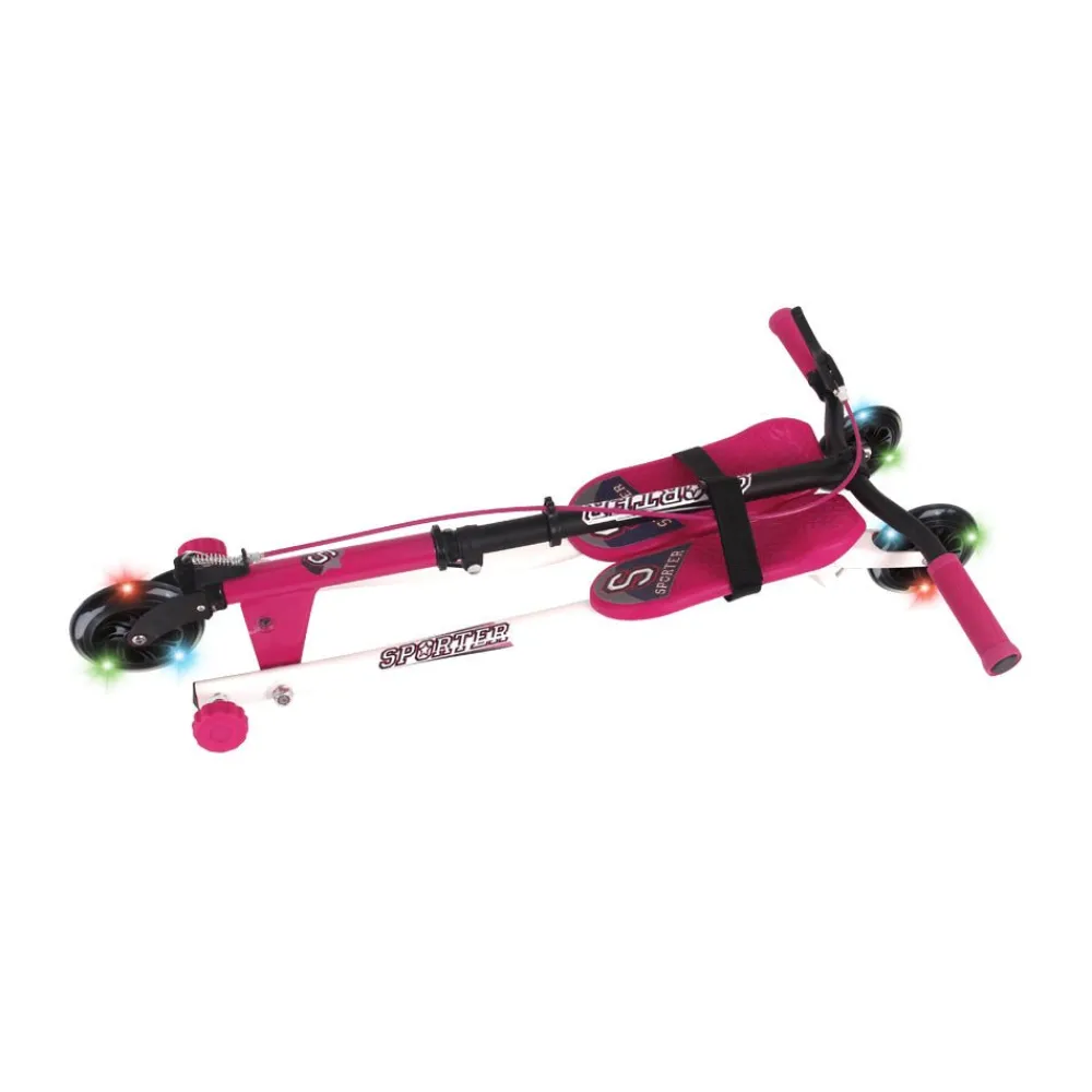 Zhejiang Hengle Sports & Leisure Co., Ltd Mastermind Toys Sporter 125mm Scooter Pink w/ Light Up Wheels Best