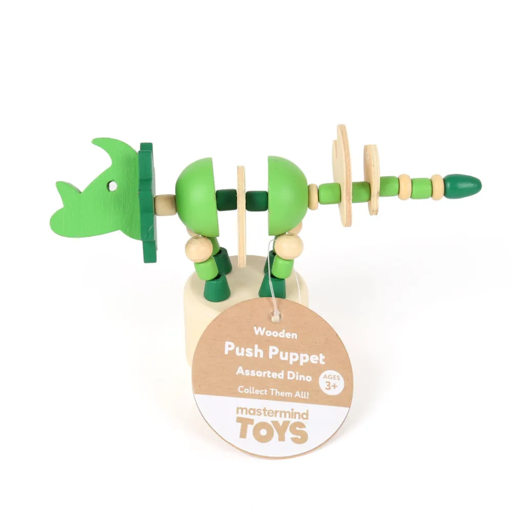 Made By Mastermind Toys Mastermind Toys Wooden Push Puppet Assorted Sale