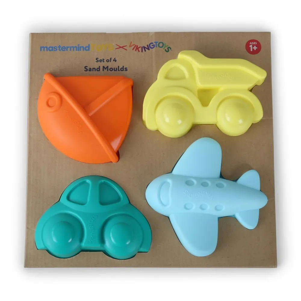 Made By Mastermind Toys Mastermind Toys X Viking Toys Sand Moulds Vehicles Set of 4 New