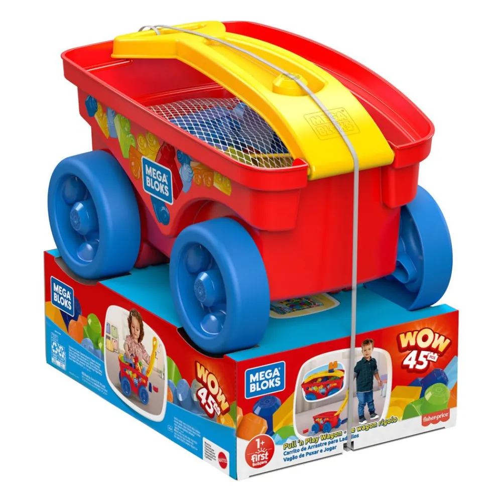 Mega Bloks Pull 'N Play Wagon Outlet