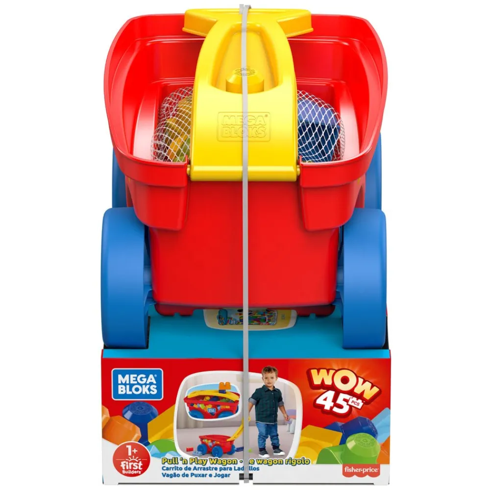 Mega Bloks Pull 'N Play Wagon Outlet